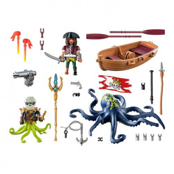 Playmobil 7149 Batalla Con Pulpo Gigante
