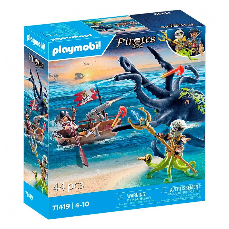 Playmobil 7149 Batalla Con Pulpo Gigante