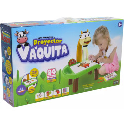 Escritorio Con Proyector Vaca 24 Láminas 12x31x19cm