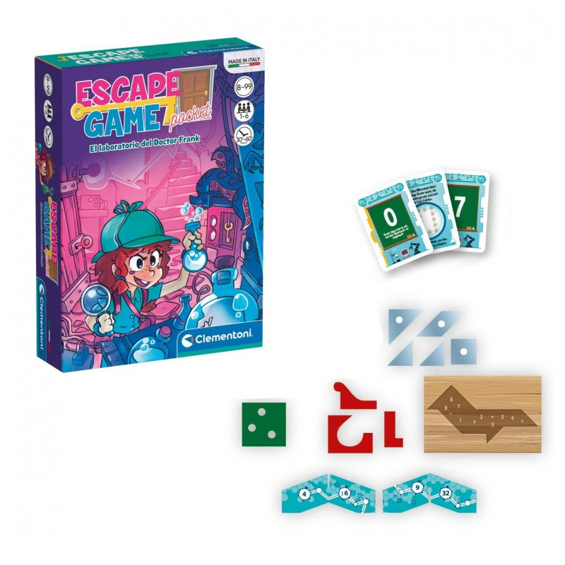 Juego Escape Game Pocket "El Laboratorio del Doctor Frank"