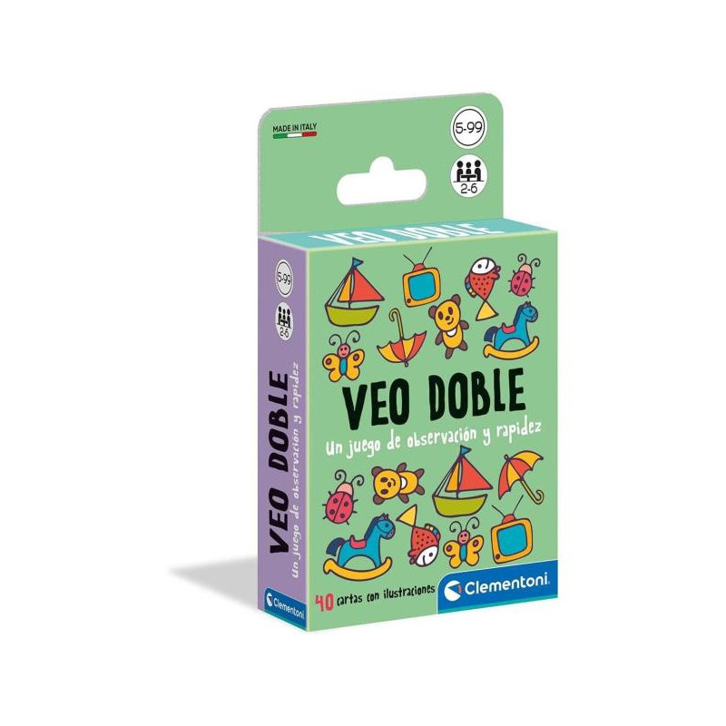 Juego de Cartas Veo Doble-Clementoni
