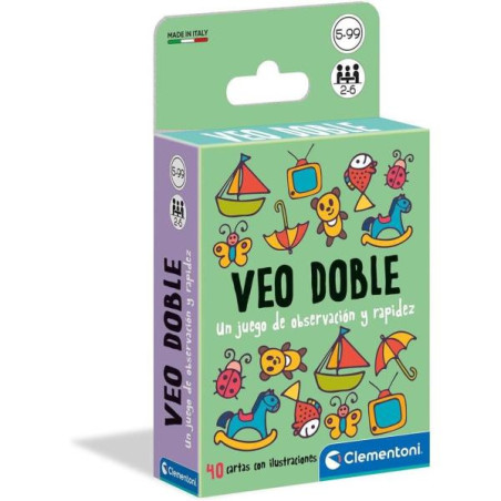Juego de Cartas Veo Doble-Clementoni
