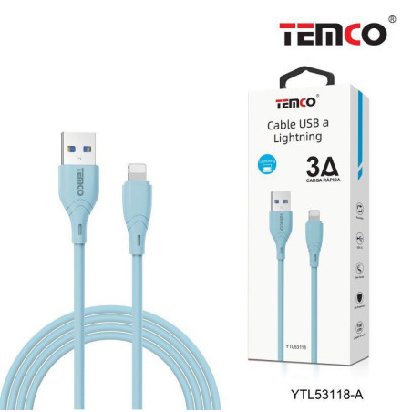 Cable Lightning 3A Azul