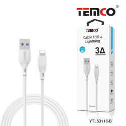 Cable Lightning 3A Blanco
