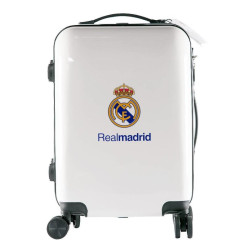 Maleta Viaje Cabina Real Madrid Blanca