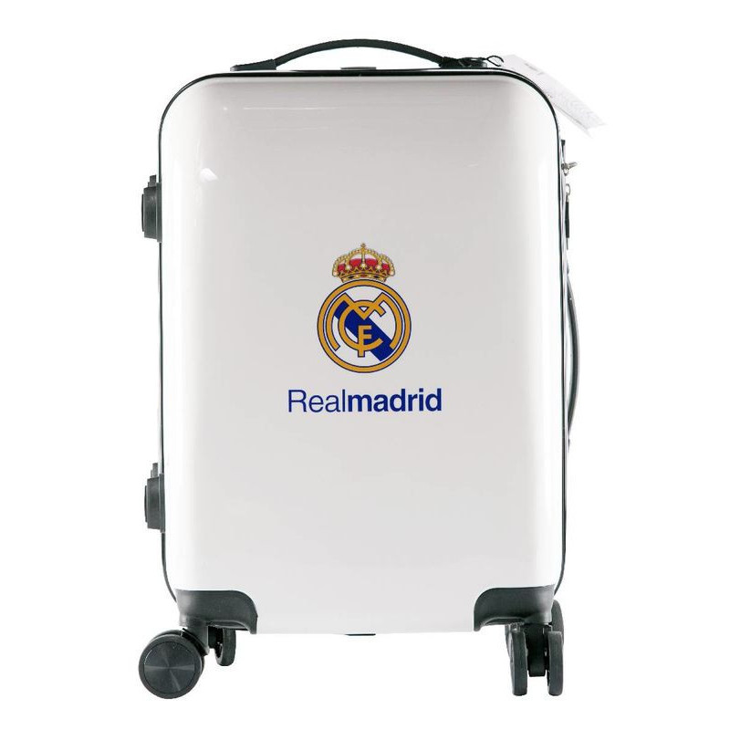 Maleta Viaje Cabina Real Madrid Blanca