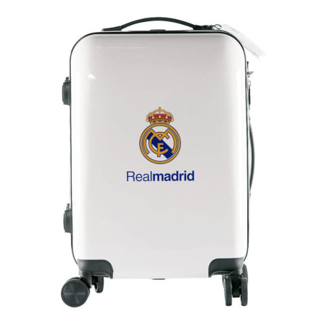 Maleta Viaje Cabina Real Madrid Blanca