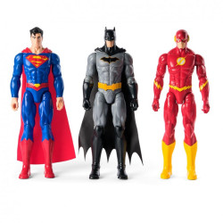 Pack 3 Figuras DC Comics Batman, Superman y Flash