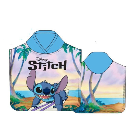 Poncho Toalla Stitch 55 x 110 cm