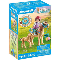 Playmobil Niña C/Poni y Potro