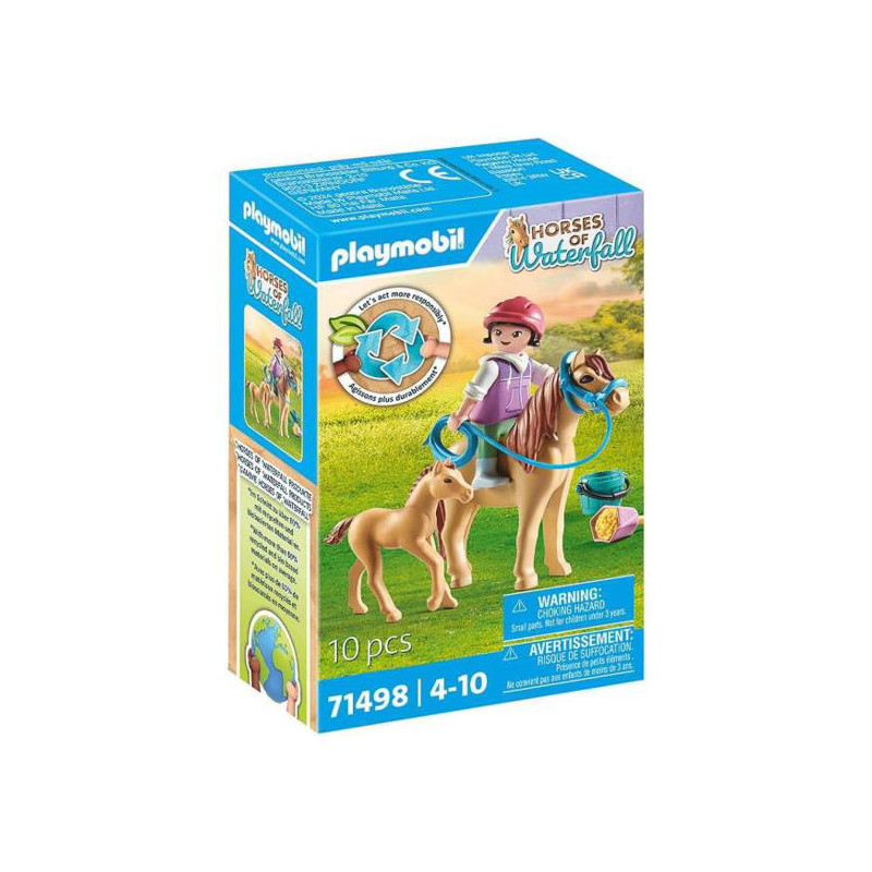 Playmobil Niña C/Poni y Potro