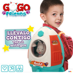 Gogo Friends Set Cuidados Mascota en Mochila Cohete
