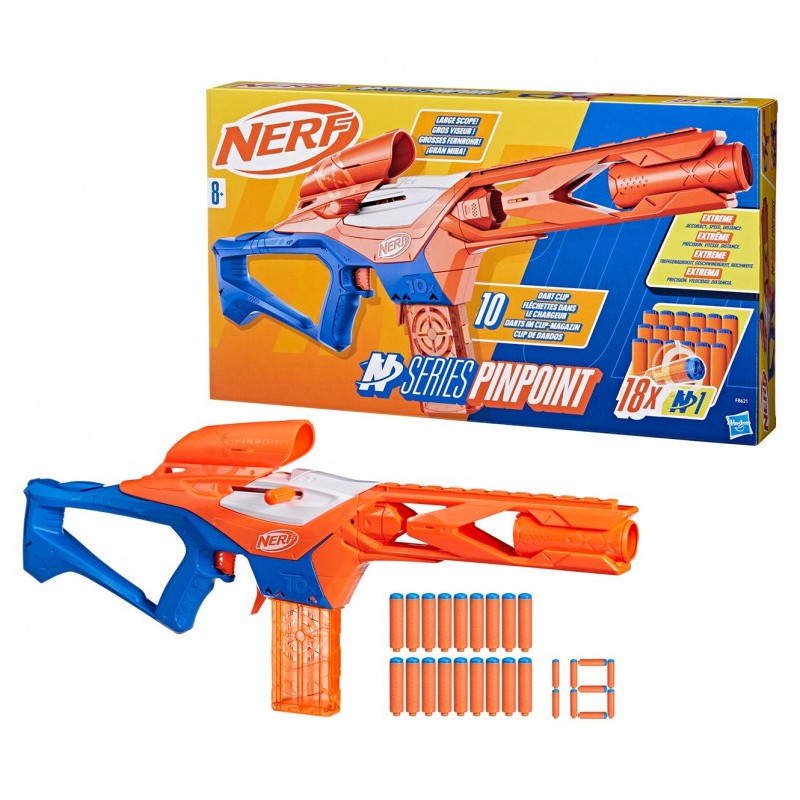 Nerf N Series Pinpoit Lanzador con 18 Dardos
