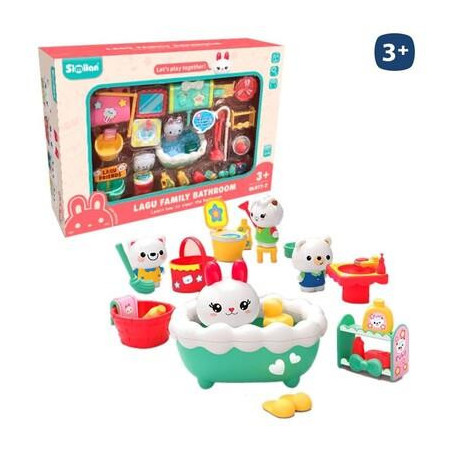 Figuras Lagu Family Baño