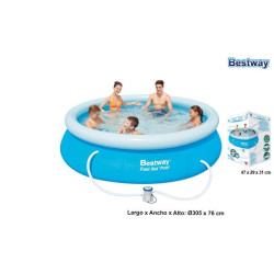 Piscina Bestwat 305X76cm con Depuradora