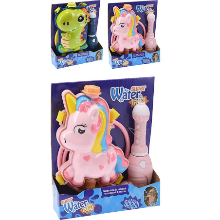 Pistola de Agua Unicornio-Dinosaurio