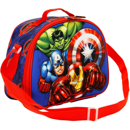 Bolsa Portamerienda 3D Avengers