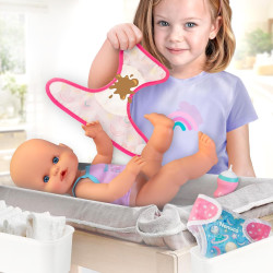 Nenuco Pop Muñeco con 2 Pañales Reutilizables y Accesorios