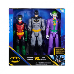 Batman, Robin, Joker Pack de 3 Figuras de 30 cm