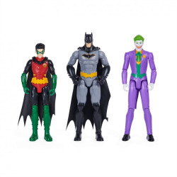 Batman, Robin, Joker Pack de 3 Figuras de 30 cm