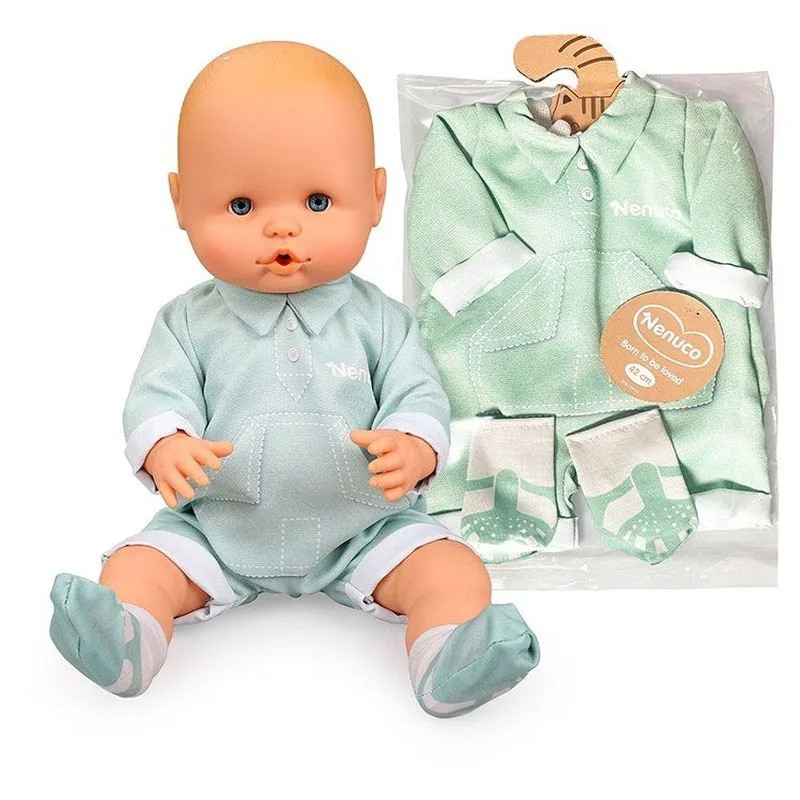 Nenuco Conjunto Casual Verde para Muñecos 42 cm