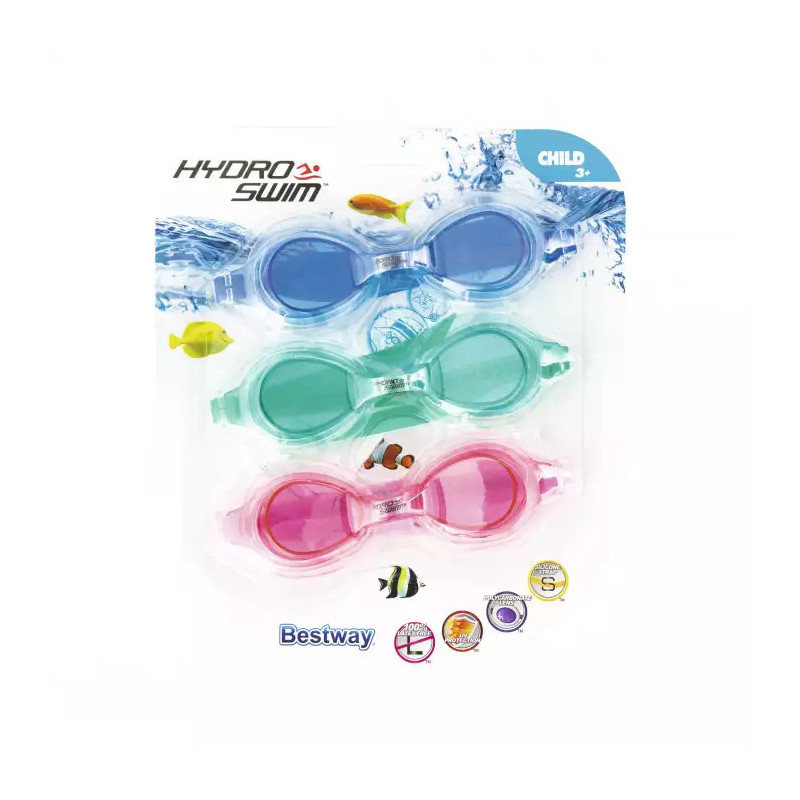 Bestway- Set 3 Gafas Natación