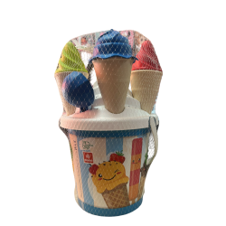 Cubo de Playa Molde Helado