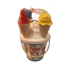 Cubo de Playa Molde Helado