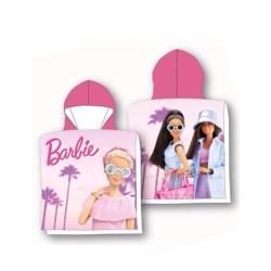 Poncho Toalla Barbie 50 x 100 cm