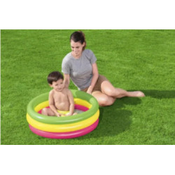 Bestway- Piscina Inflable 3 anillas 70 x 24 cm