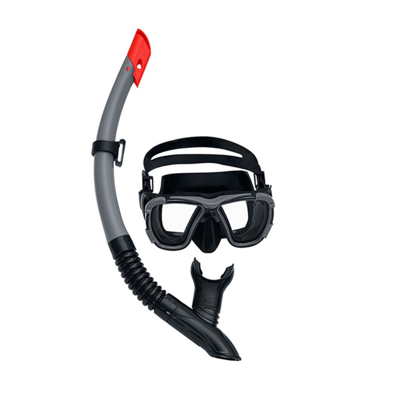 Bestway- Gafas De Buceo Con Tubo Vidrio Templado