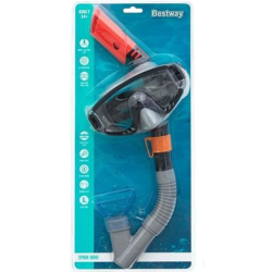 Bestway- Conjunto Mascara Y Tubo Adulto Valvula De Purga