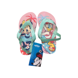 Chanclas Minnie con tira elástica