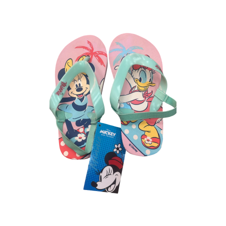 Chanclas Minnie con tira elástica