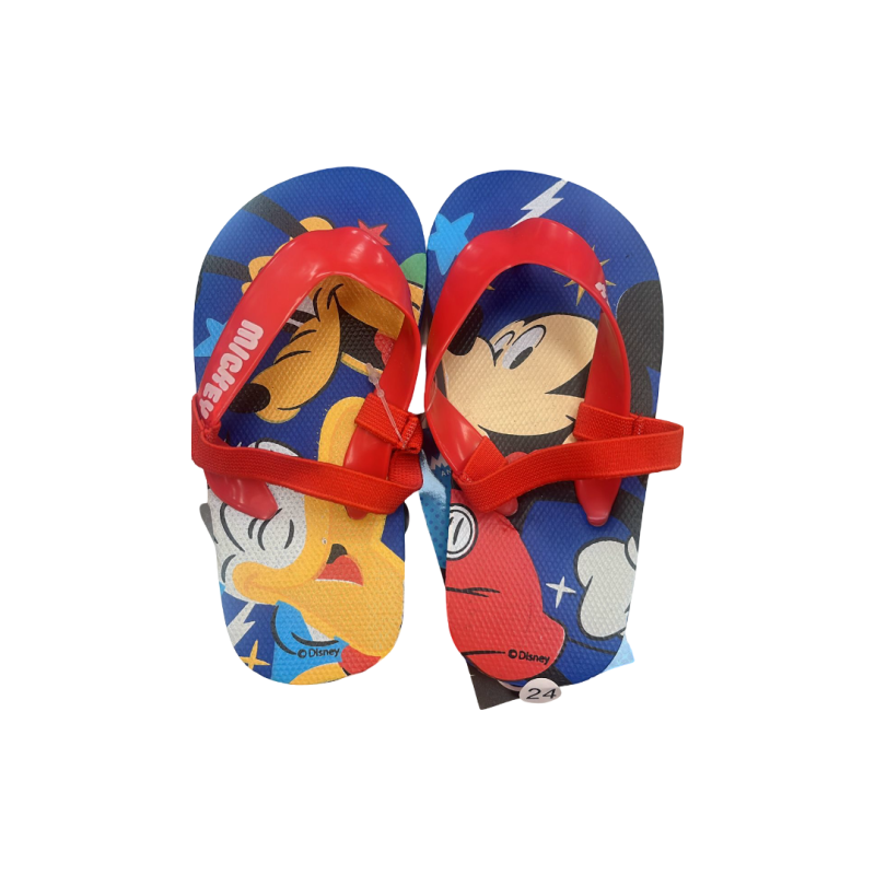 Chanclas Mickey con tira elástica