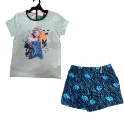 Pijama Frozen Camiseta + Carzonas
