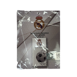 Toalla Playa Premium Real Madrid 75x150cm 100% Algodon