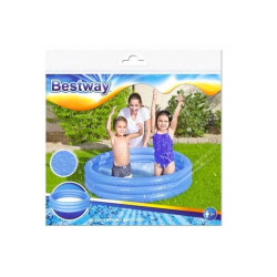 Bestway- Piscina Hinchable 122 x 25 cm con 3 aros