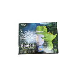 Pistola Pompas Dinosaurio