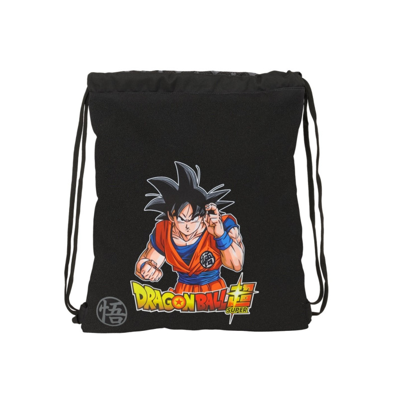 Saco Plano Dragon Ball Oficial con Cremallera y Cordones 35x40 cm