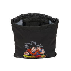 Saco Plano Dragon Ball Oficial con Cremallera y Cordones 35x40 cm
