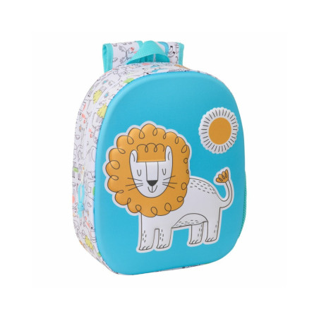 Mochila Preescolar 3D Dino 33 cm