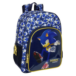 Mochila Escolar Adaptable a Carro Sonic 42 cm