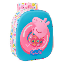 Mochila Preescolar 3D Peppa Pig 33 cm