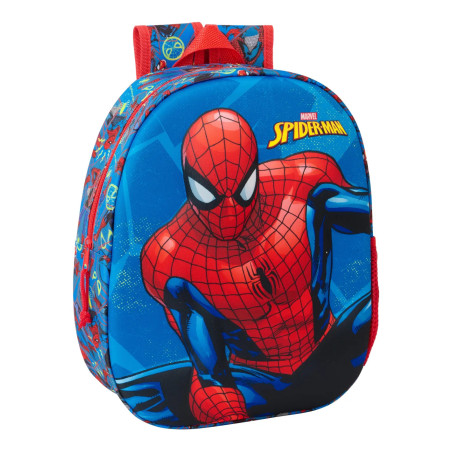 Mochila Preescolar 3D Spiderman 33 cm