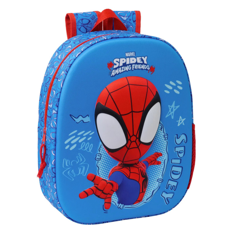 Mochila Preescolar 3D Spidey 33 cm