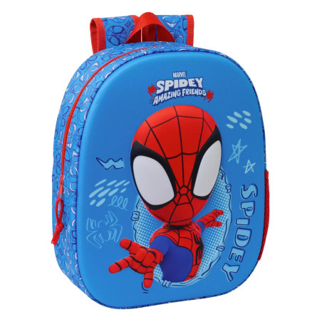 Mochila Preescolar 3D Spidey 33 cm
