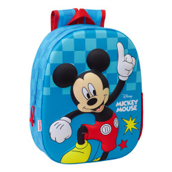 Mochila Preescolar 3D Mickey Mouse 33 cm