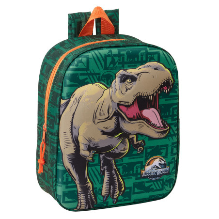Mochila Guardería 3D Dinosaurio Jurassic World 27 cm