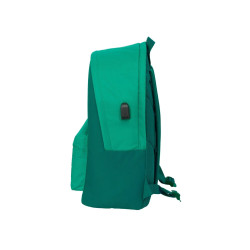 Mochila Doble Portatil 15.6" + Usb Re Agua Real Betis Balompie 44 cm